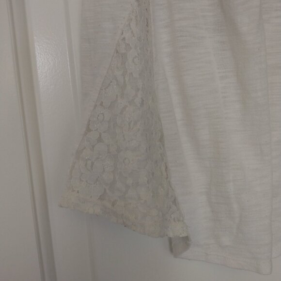 Mudd White Racerback Tank Top Juniors Size L - Picture 3 of 8